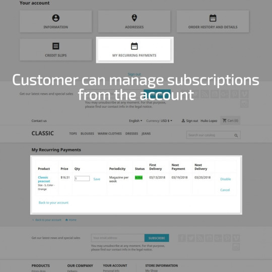 Recurring Payments and Subscriptions
