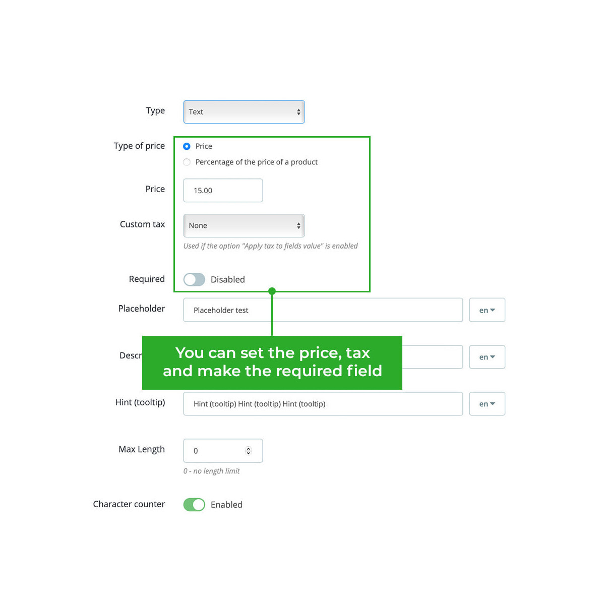 Additional Product Attributes / Custom Product Fields