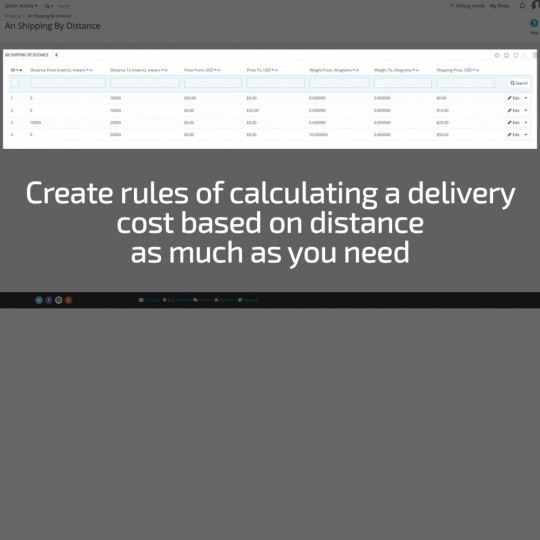 Shipping Costs Based on Distance