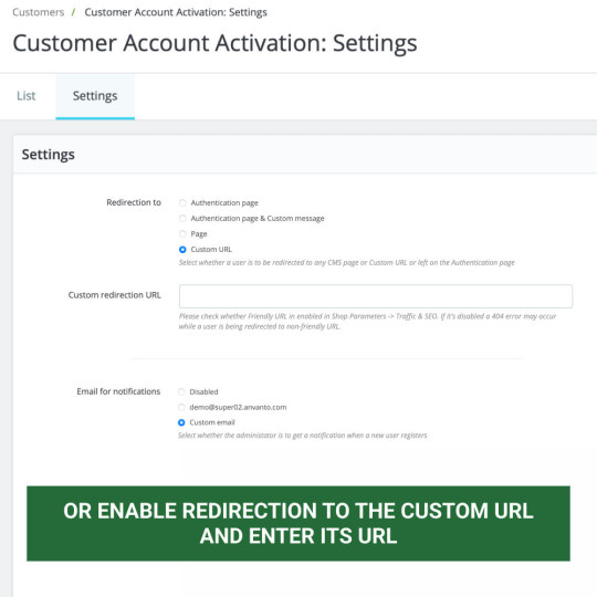 Customer Account Activation / New account moderation