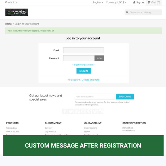 Customer Account Activation / New account moderation