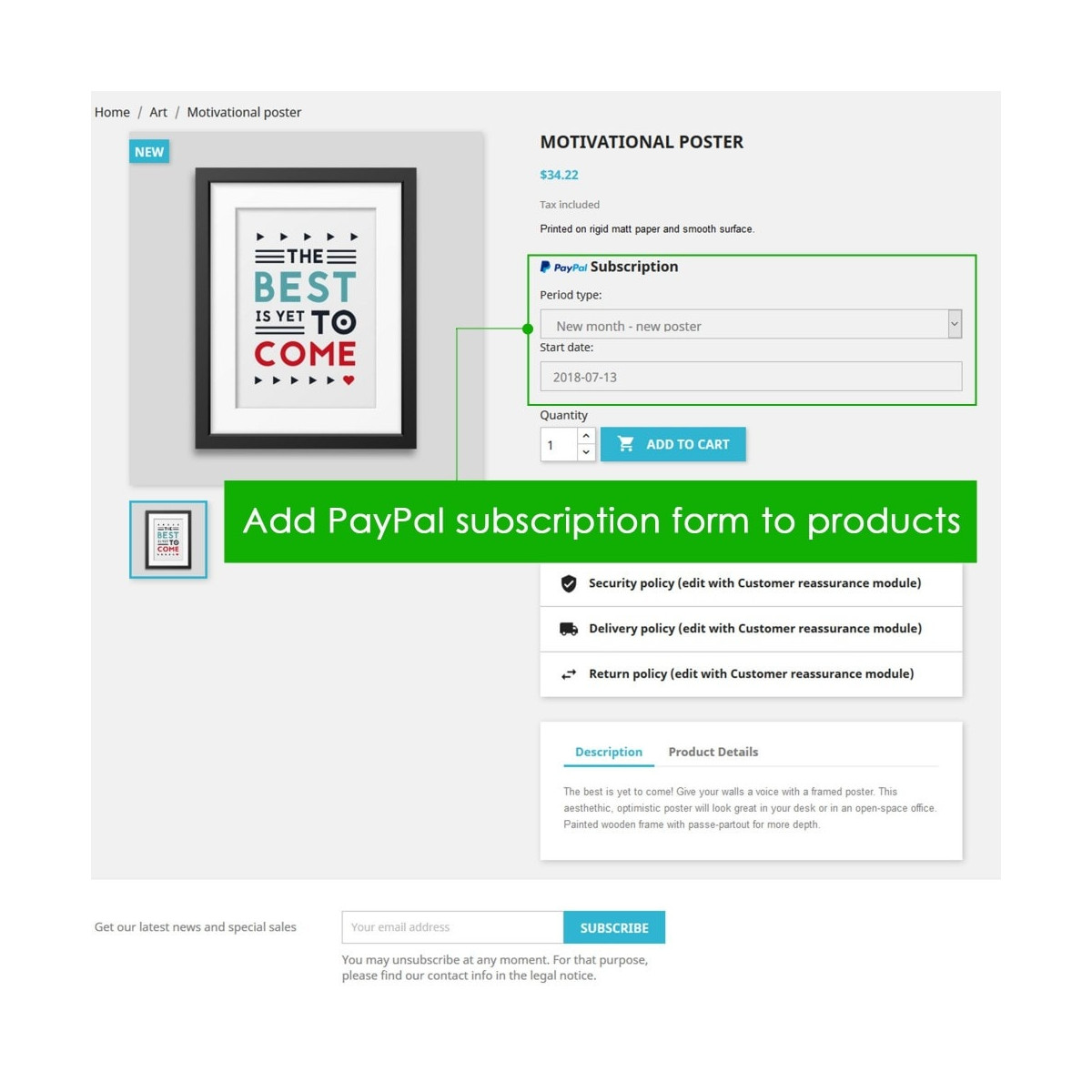 PayPal Recurring Payments / Subscription