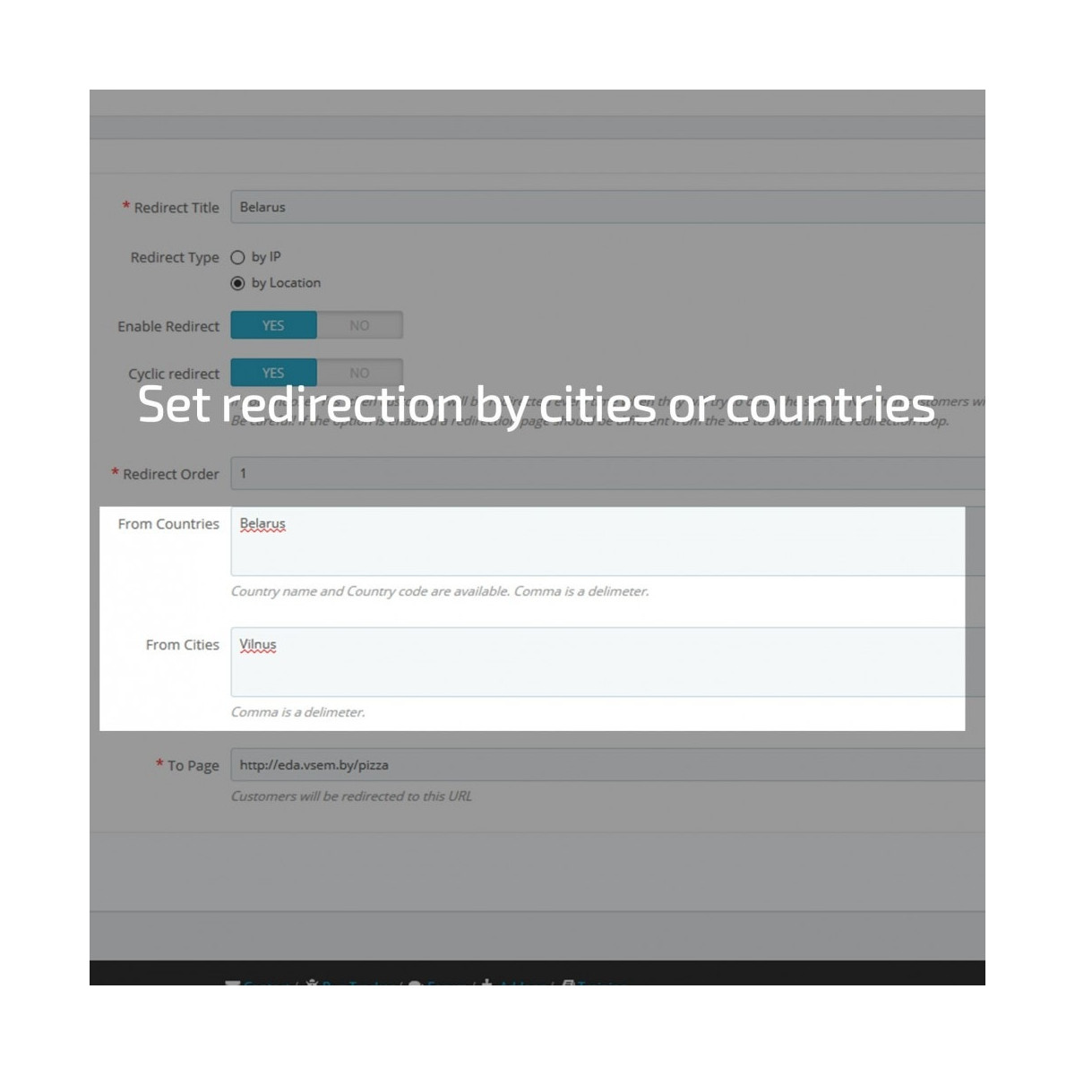 GeoIP Redirect