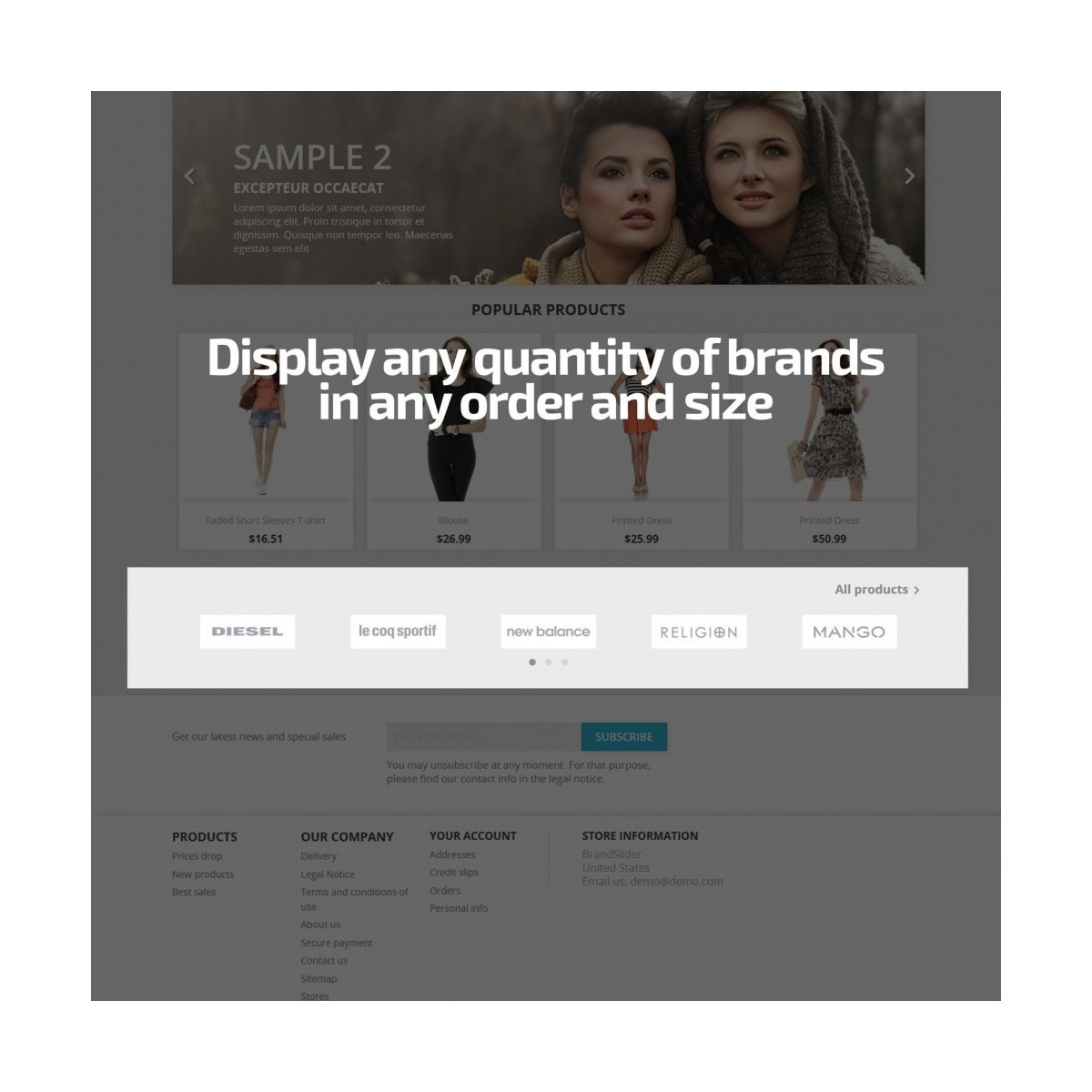 Brand Slider: partners, manufacturers logo carousel