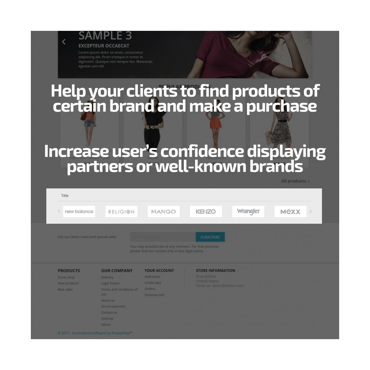 Brand Slider: partners, manufacturers logo carousel