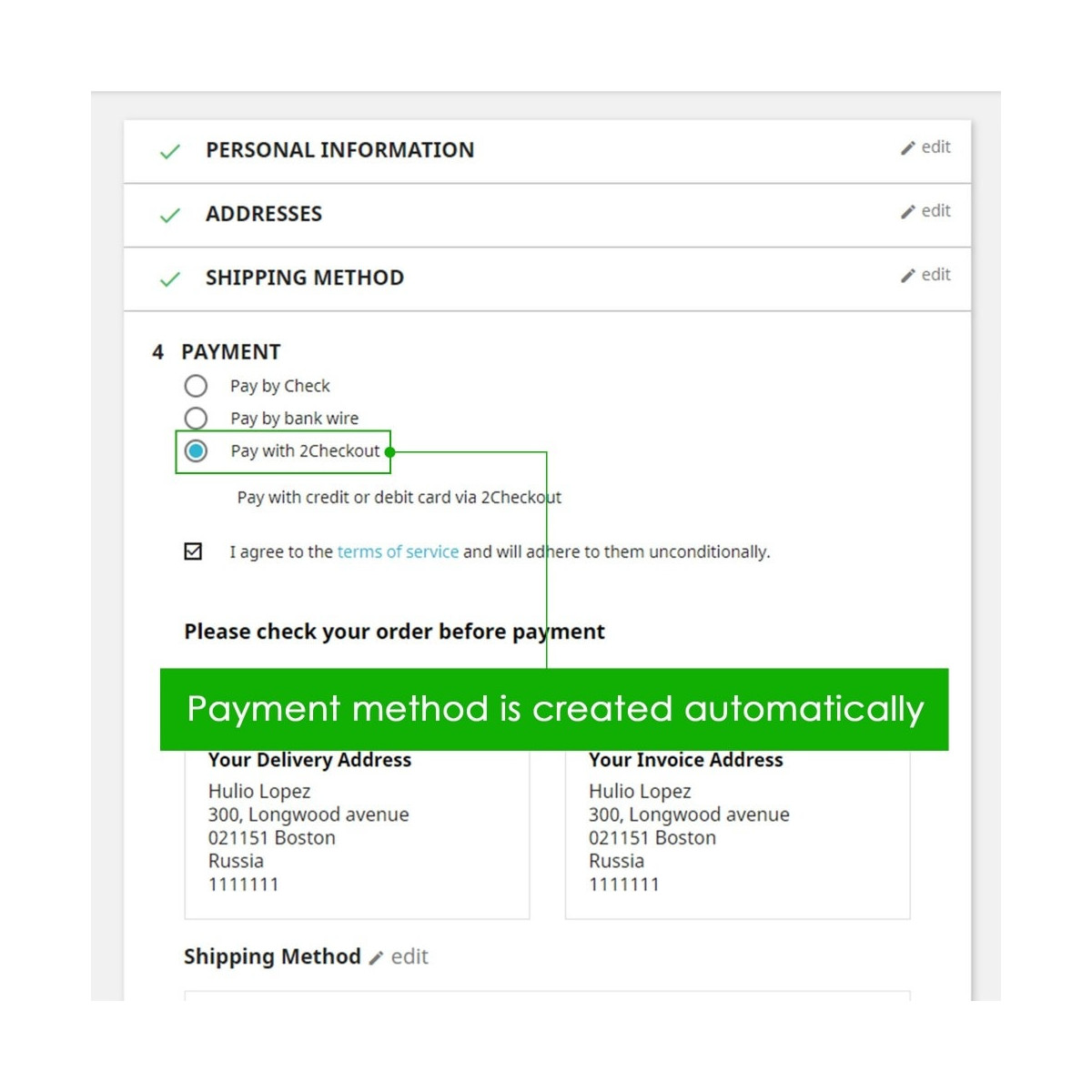 2checkout payment - accept credit card, PayPal payments