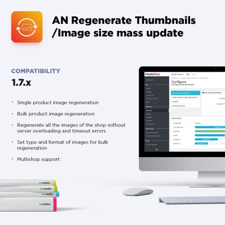 Regenerate Thumbnails / Image size mass update